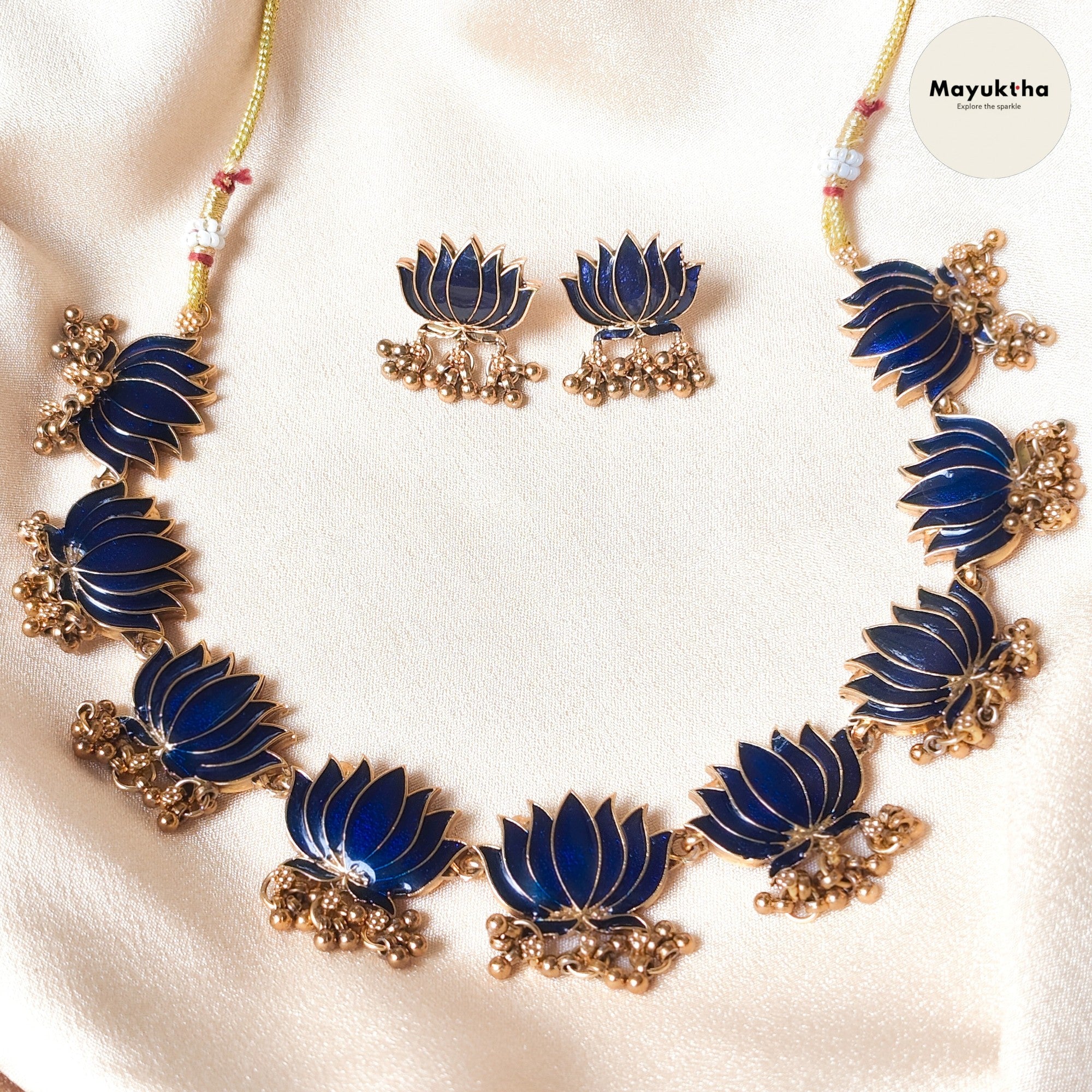 Lotus Ghunghroo necklace