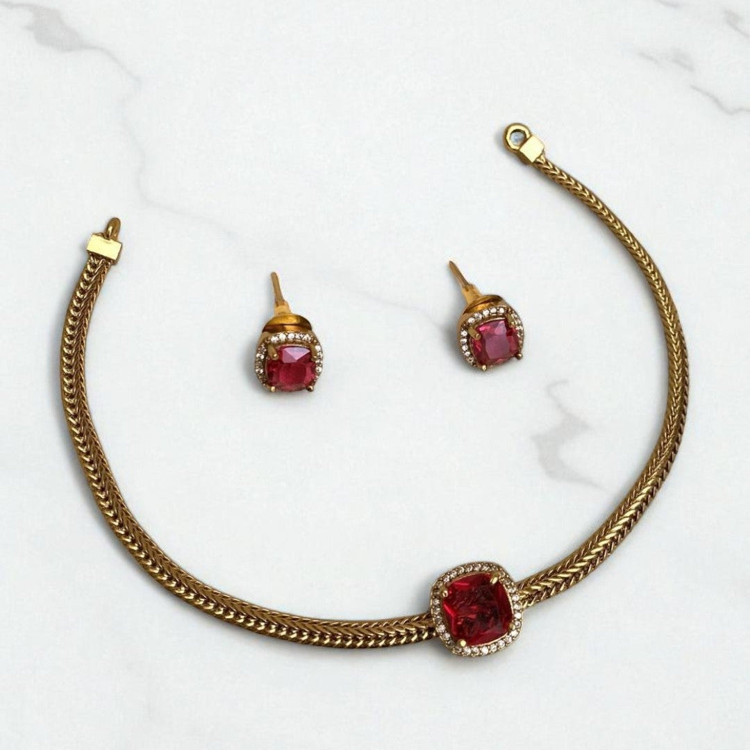 Premium Precious stone choker