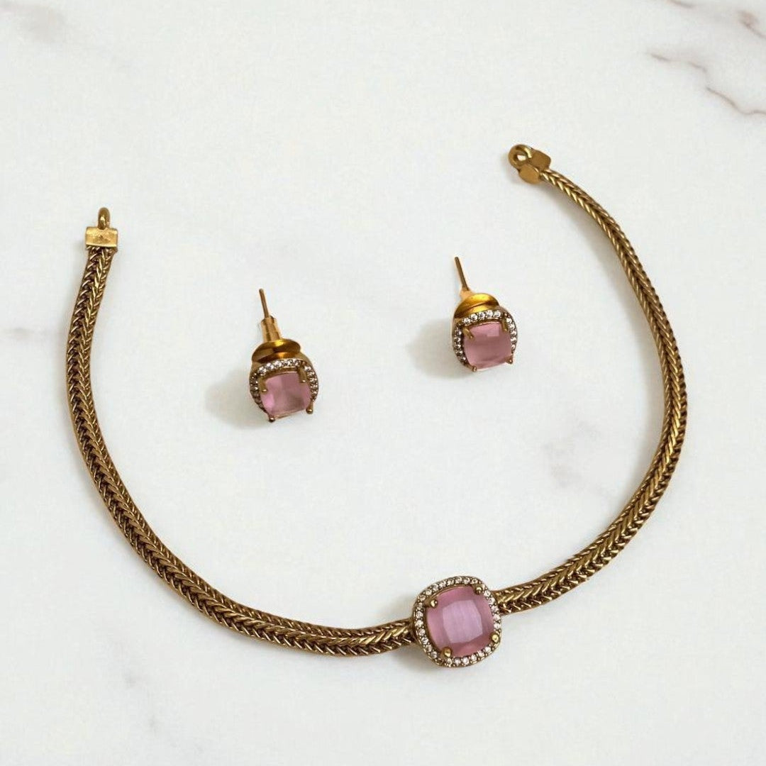 Premium Precious stone choker