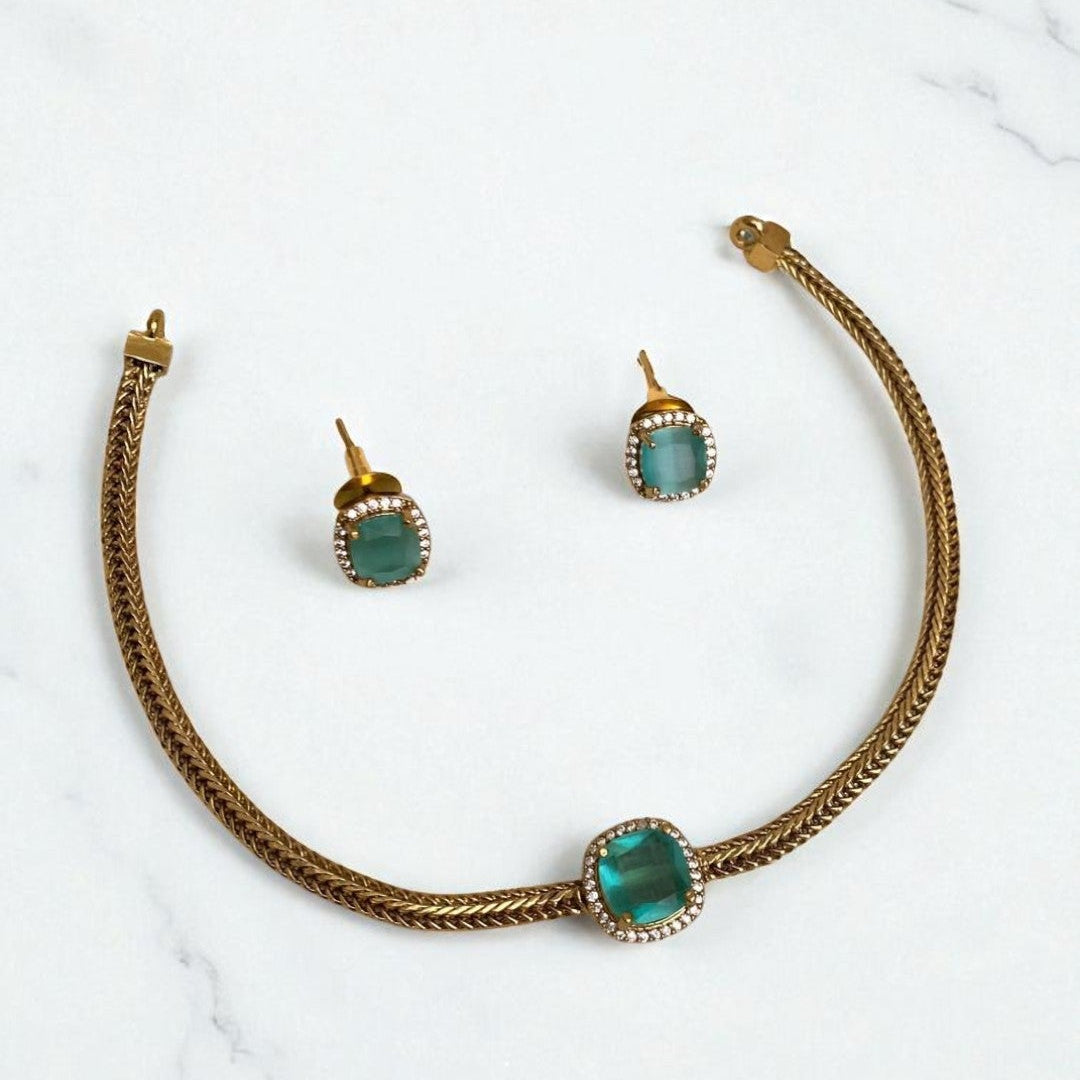 Premium Precious stone choker