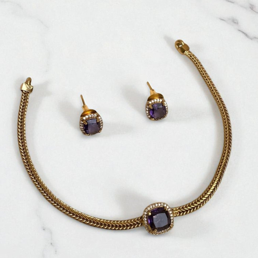 Premium Precious stone choker